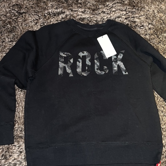 Zadig & Voltaire Camo Rock Strass Sweatshirt M - Picture 4 of 6